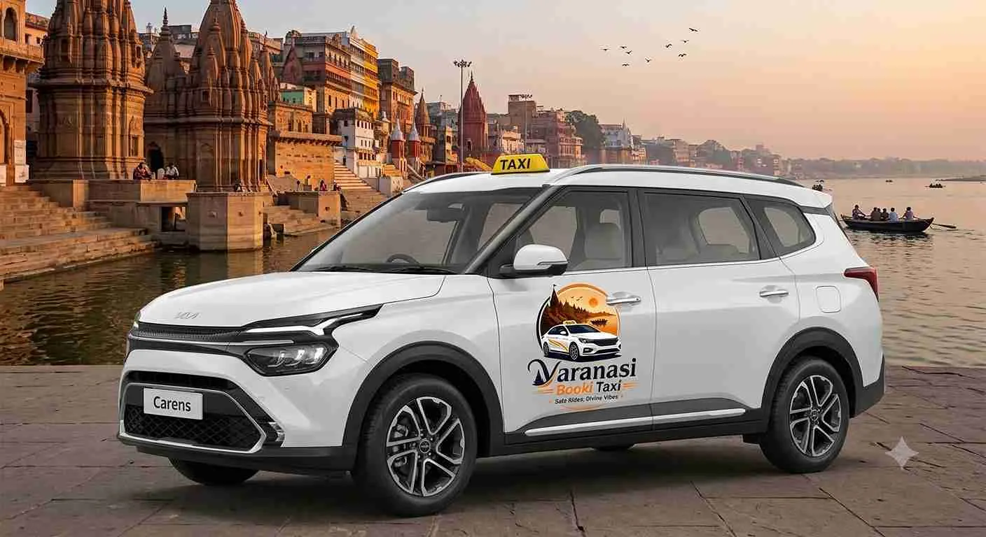 kia Carens taxi in Varanasi